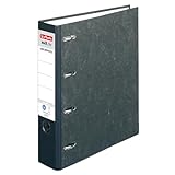 herlitz Doppelordner maX.file nature A4 sw 7cm 2xA5 quer Ablage sk Rückenschild...
