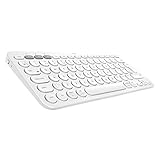 Logitech K380 Kabellose Bluetooth-Tastatur, Multi-Device & Easy-Switch Feature,...