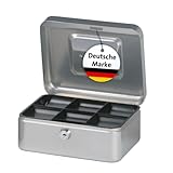 MAUL Geldkassette 2 aus Stahl | abschließbar | Münzgeld-Einsatz herausnehmbar...