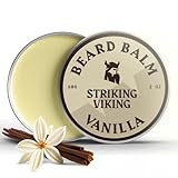 Striking Viking Bartbalsam Vanille - Leichter Halt, Vanille, 60 g -...