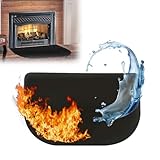 XEERUN Feuerfeste Unterlage, Feuerfeste Kaminmatte 50x80Cm Hitzebeständige...