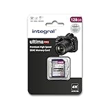 Integral 128 GB SD-Karte 4K Ultra-HD-Video...