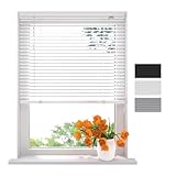Radeco® Aluminium Jalousie 180 x 175 cm weiß 25mm lamellen, Größen von 40...