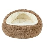 1 Stück Katzenbett Flauschig, Katzen Höhle, Kuschelhöhle Katze,Weiches...