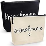 ePicsoa 2 Stück Krimskrams Kosmetiktasche Klein, Schminktasche Damen, Kleine...