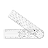 Catelves Winkelmesser, Goniometer Physiotherapie, PVC Medizinischer Winkelmesser...