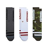 Stance Crew Socken - The OG - 3er Pack (Camo, Groß)
