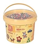 Hama Perlen 180-67 Bügelperlen im Eimer Nr. 180 mit ca. 10.000 bunten Midi...