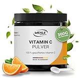 Vitamin C Pulver hochdosiert 1000mg Calciumascorbat davon 820mg Vitamin C pro g...