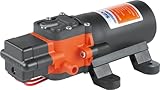 LIGHTEU®, Seaflo DC 12V 4,3 l/min 2,4 bar 21S Selbstansaugende Membranpumpe...