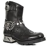 rackbone DJFOG Herren-Ritterstiefel, Biker-Stiefel, kurze Reitstiefel,...