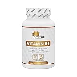 Sowelo - Vitamin B1, 120 Tabletten, mit 100 mg Vitamin B1 (Thiaminhydrochlorid)...