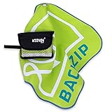 back zip KEENON Sports Microfaser-Handtuch inklusive Netztasche – kompatibel...