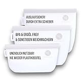 SortYourLife Wiederverwendbare Gefrierbeutel aus Silikon (3er Set),...