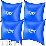 Monzana® 4X Poolkissen Winter XL Chlorbeständig Seil PVC Verstärktes Material...