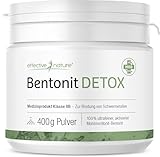 effective nature - Bentonit Detox - 400 g - Zertifiziertes Medizinprodukt zur...