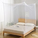 LINSOCLE Moskitonetz Bett, Moskitonetz Doppelbett 200x200x180cm,Mosquito Net Bed...