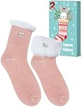 Kuschelsocken Damen Geschenke für Frauen Weihnachten: Wollsocken Damen 39-42...