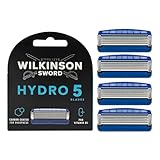 Wilkinson Sword - Hydro 5 Rasierer für Männer, 4 Ersatzklingen,...