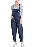 Vanchenl Damen Casual Loose Denim Latzhose Bib Verstellbare Jean Overalls Romper...