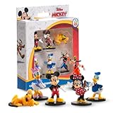 dekora – Set mit 6 klassischen Disney-Figuren | Mickey, Minnie, Pluto, Donald,...