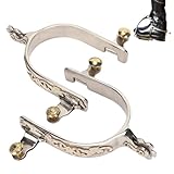Pferd Spurs, Edelstahl Spurs West Cowboy Stil Spurs Western Spurs Pferd Boot...