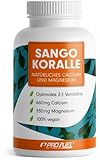 Sango Meereskoralle 180 Kapseln, hochdosiert mit 660mg Calcium + 330mg Magnesium...