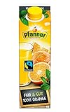 Pfanner Fairtrade Orangensaft (1 x 1 l) – 100% Orange – reich an Vitamin C...