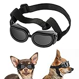 Lewondr Sonnenbrille für Hunde UV Schutzbrille, Hunde Winddichte &...