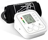 Oberarm Blutdruckmessgerät, Automatisches Digital Messgerät Bluthochdruck LED...