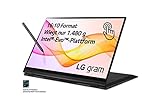 LG gram 16 Zoll Ultralight 2-in-1 Notebook und Tablet - 1,48kg Leichter Intel...