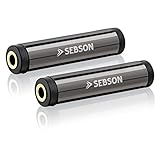 SEBSON 2x Klinken Kupplung 3,5mm Stereo, weiblich/weiblich, AUX...