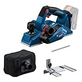 Bosch Professional 18V System Akku Hobel GHO 18V-26 (bürstenloser Motor, inkl....