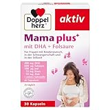 Doppelherz Mama plus mit DHA + Folsäure - wichtige Nährstoffe für Frauen mit...