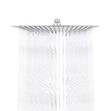 Ibergrif M20294 Duschkopf Regendusche 12 Zoll, Quadrat Regenduschkopf 30x30cm,...