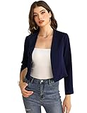 KOJOOIN Damen Bolero Kurze Strickjacke Festlich Kurz Elegant...