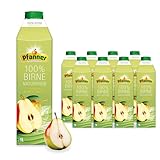 Pfanner 100% Birne Direktsaft naturtrüb (8 x 1 l) – Saft aus direkt...
