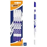 BIC Tintenkiller, 4 Stück, Tintenlöscher schmierfest, Ideal für das Büro,...