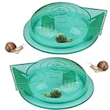 STFALI 2 Stück Schneckenfalle Aquarium für Fischtank Aquarium, Deckeldesign...