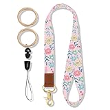 YzmrBdqc Halsriemen Schlüsselbund Lanyard, Neck Lanyard strip mit 3 Zubehör,...