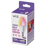 WiZ Tunable White and Color LED Lampe E14 (470 lm), 40 W Lampe mit 16 Mio....