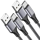 RAVIAD USB C Kabel [2Stück 1M], Ladekabel USB C Schnellladekabel Nylon USB C...