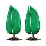 2 Stück Winterschutz für Pflanzen 80x100 cm, Frostschutz Vlies mit...