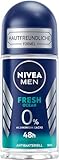 NIVEA MEN Fresh Ocean Deo Roll-On, Deo ohne Aluminium (ACH) mit 48h Schutz,...