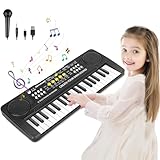 m zimoon Keyboard Kinder mit Mikrofon, Tragbare Multifunktions Kinder Keyboard...