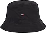 Tommy Hilfiger Herren Fischerhut Flag Bucket Hat , Schwarz (Black),...