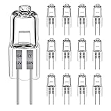 12 Stück G4 Halogenglühbirne 20W 2700k warmweiß 240LM, Halogenlampe G4 20w...