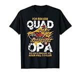 Herren Quad fahrender Opa Lustiges ATV Opi cool Großvater QuadBiker T-Shirt