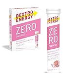 Dextro Energy - Elektrolyte ohne Zucker - Pink Grapefruit Flavour - 1141 mg Elektrolyte, 60 Brausetabletten für Alltag und Sport, Magnesium, Calium, Calcium, Chlorid, Natrium, zuckerfrei, 3er Pack
