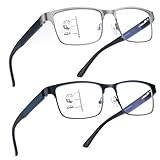 Missfive 2 Pack Prämie Gleitsichtbrille Herren Metall Multifokale...